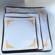 柜台珠宝玉器黑白双面绒布展示布看货布短毛绒布翡翠首饰品垫子