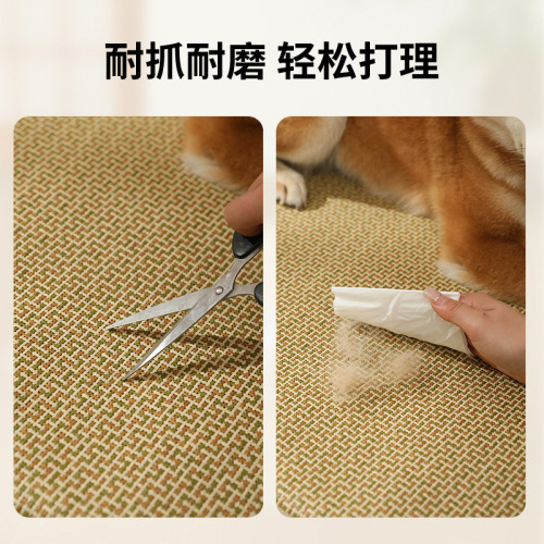 Pet mat mat anti-scratch cat sleeping mat cool breathable cooling dog mat waterproof rattan mat nest cross-border wholesale