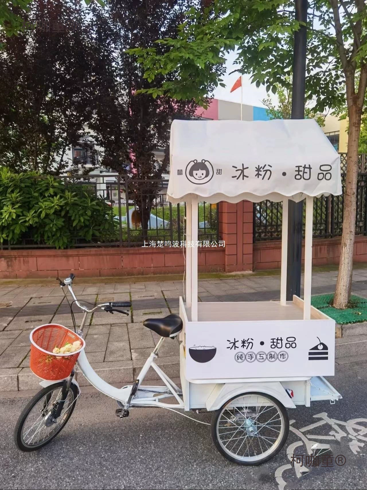 Three-wheeled bike pedalled for elderly for adults, internet celebrity