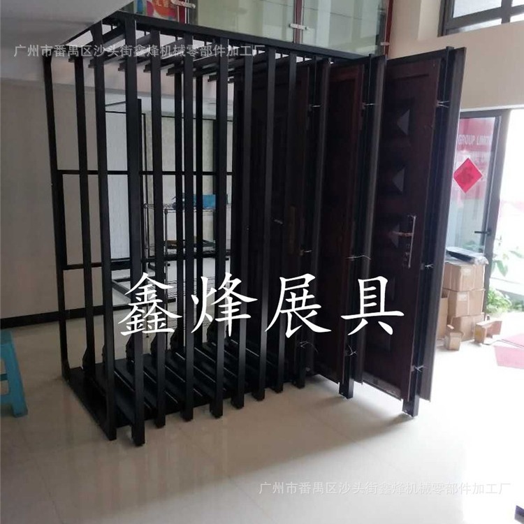抽拉木门双面展示架 玻璃门展示架 卫浴门展示架抽拉柜 铁门展架