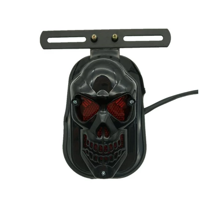 CH-2016A1 motorcycle skull rear: Tail light