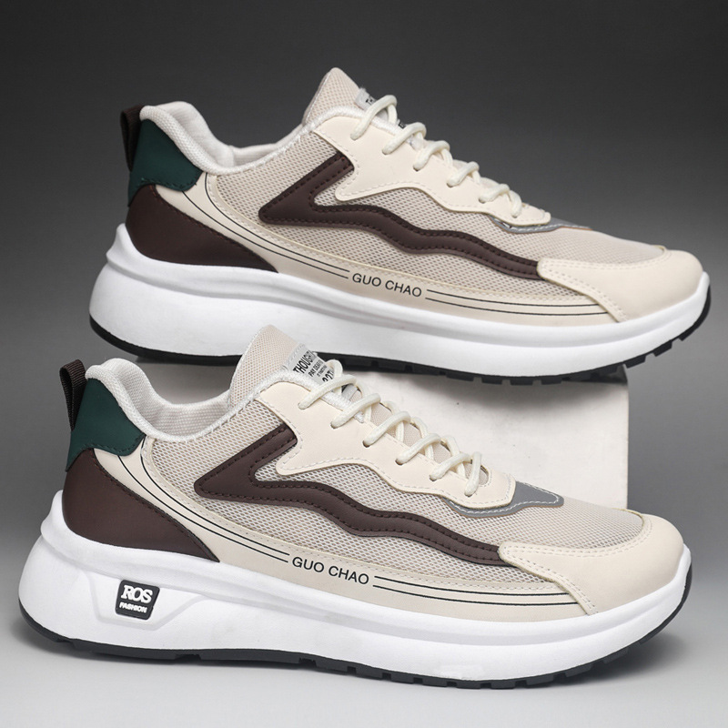 Zapatos deportivos Gump 2026 primavera nuevos zapatos de hombre de malla juvenil para correr zapatos casuales de moda al por mayor transfronterizos