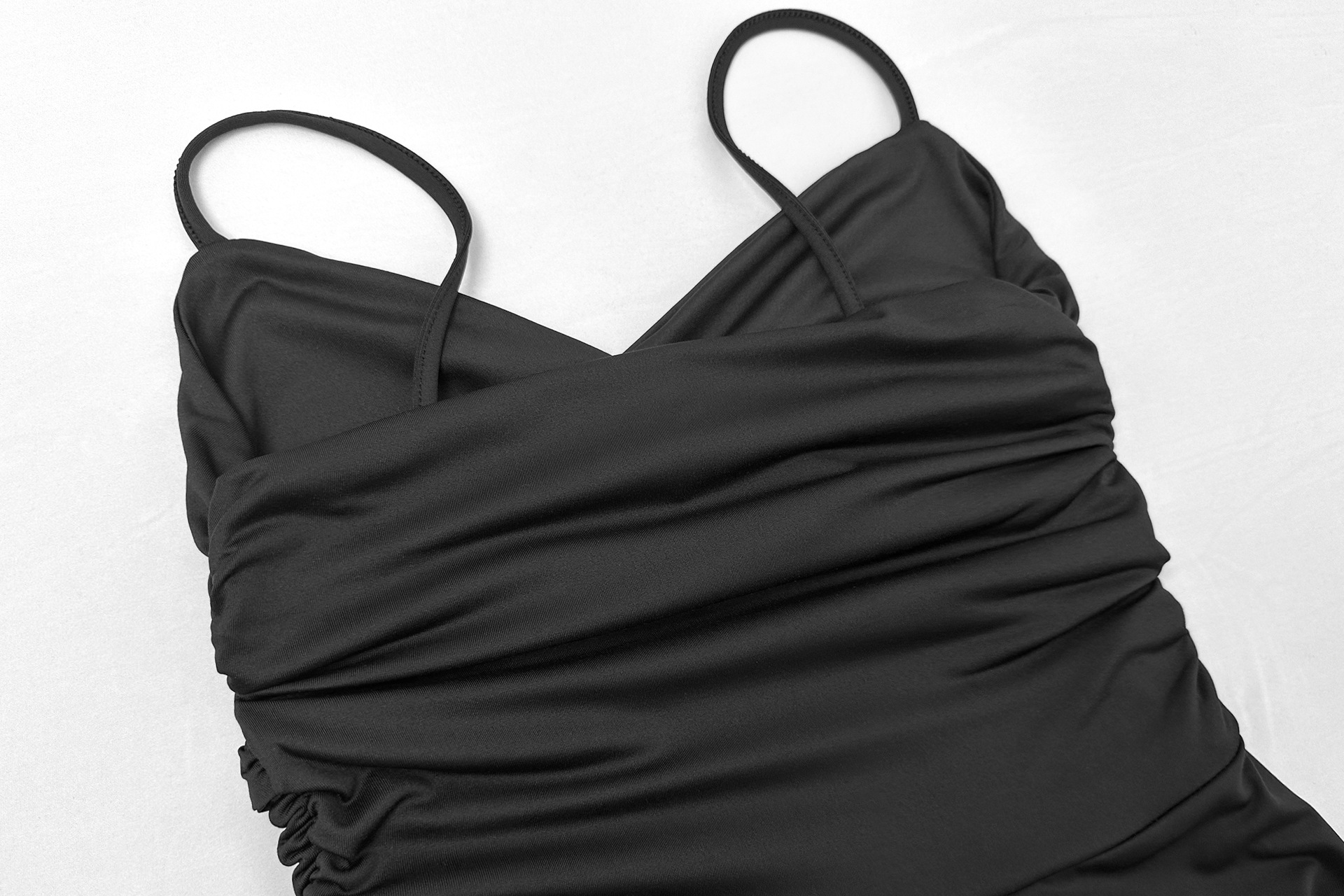 Women Tube Top Suspender Dress Sexy Deep V Plunge neck Backless Ruffle Hip Dress 15 Women Tube Top Suspender Dress Sexy Deep V Plunge neck Backless Ruffle Hip Dress