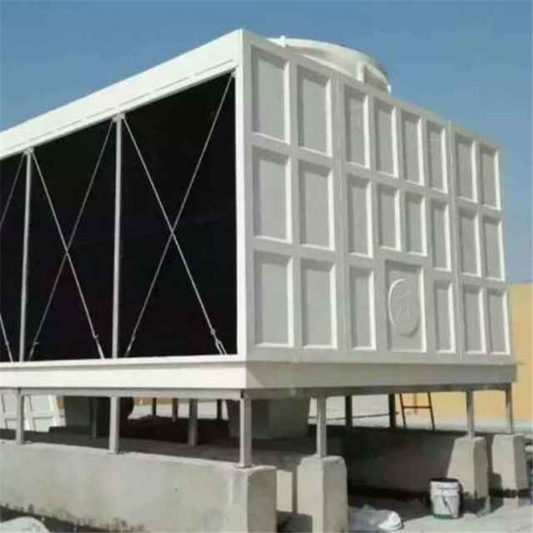 BHZLD-100T/200T/300T方形横流式玻璃钢冷却塔 工业横流式冷却塔