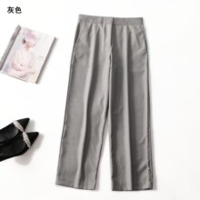 246721 夏长款休闲裤深圳铭薇批发品质女装清仓工厂深圳