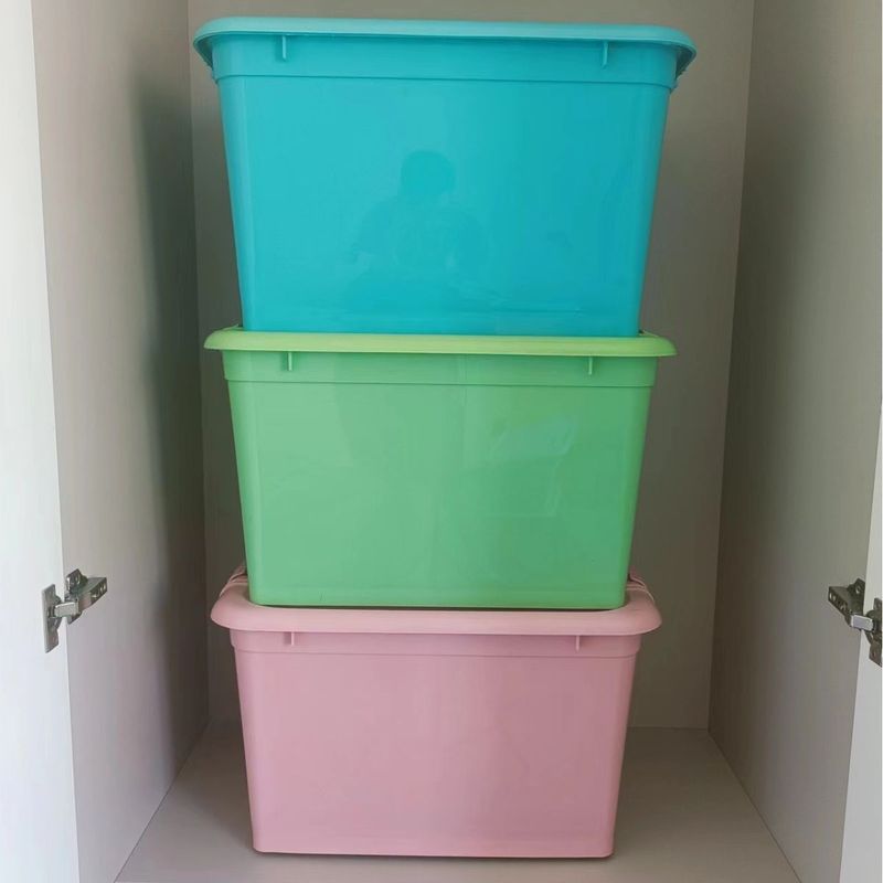プラスチック収納ボックス蓋付き衣類収納スナック雑貨収納ボックス車載キャンププラスチック収納ボックス|undefined