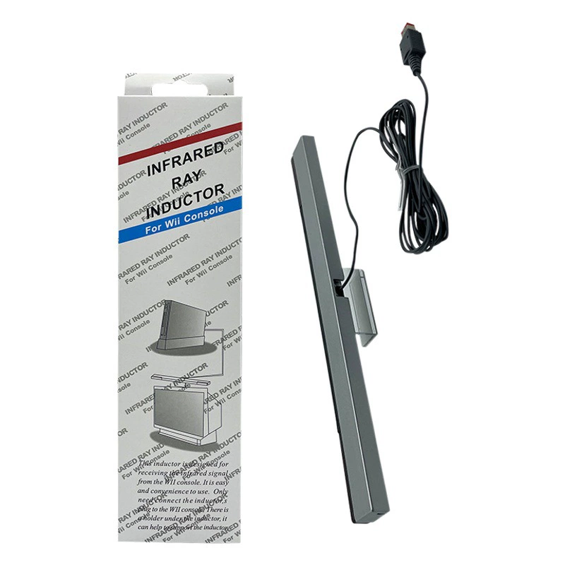 Сенсорная полоса Wii, проводной приемник Wiiu, полоска приема сигнала Wii, аксессуары для цифровых игр, полиэтиленовая сумка