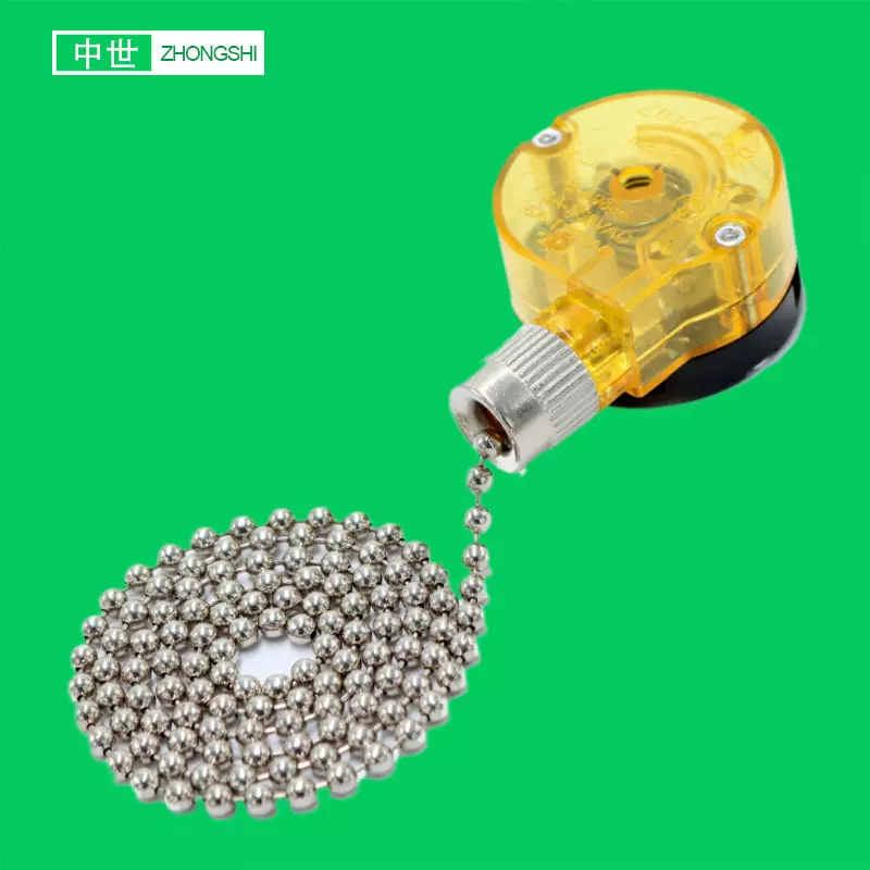 ZE-208拉链开关 调光调速吊扇风扇灯壁灯餐吊灯用 3档控制开关