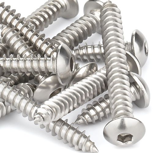 Grade 8.8 high-strength nickel-plated hexagon socket head self-tapping screws carbon steel pan head hexagon socket self-tapping screws M3/M5