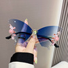Geometric fashionable sunglasses, 2022 collection