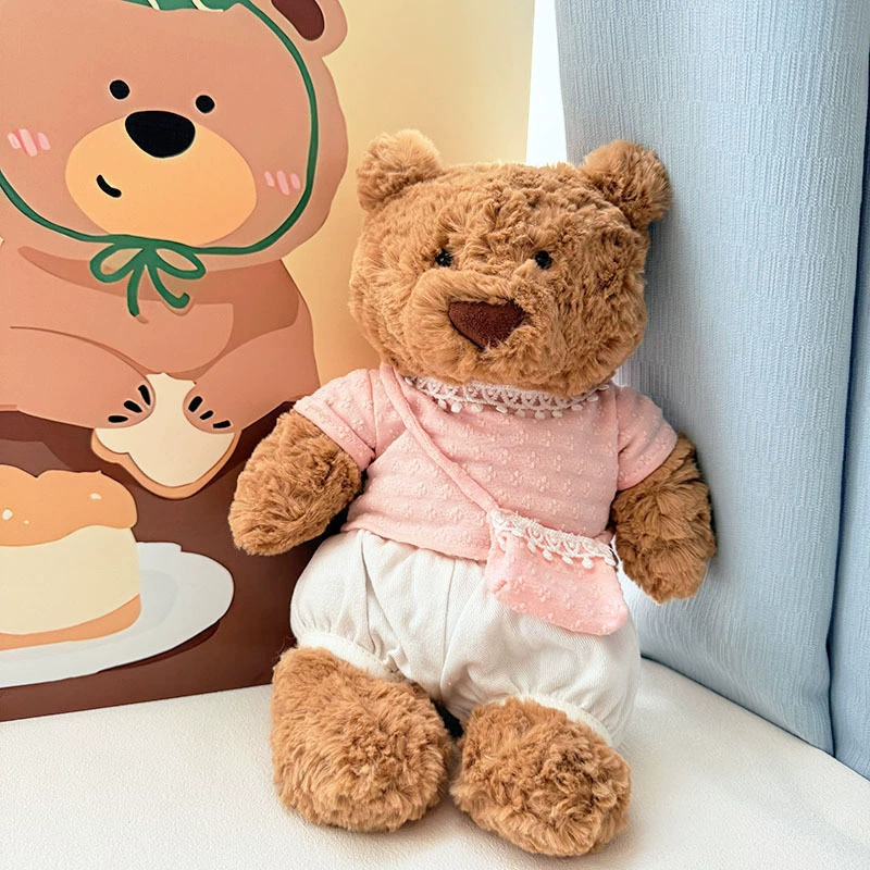Котята Барселона Bear Clothes Барселона Bear Clothes Фланелевые пижамы Набор eye mask Cute Dressup