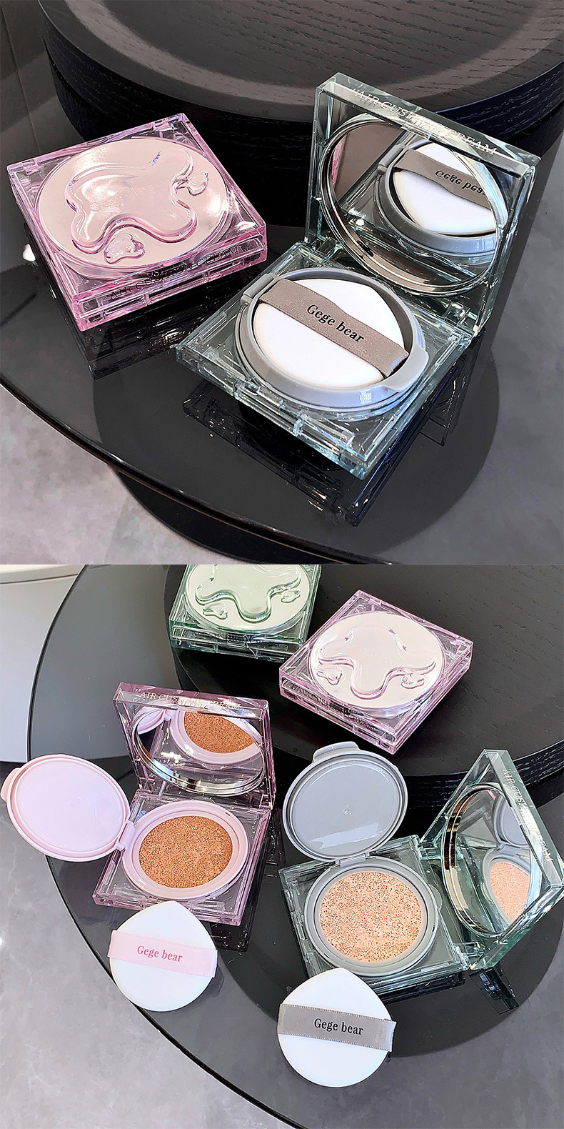 Gege bear Gege Bear Rain Dew Cushion Cream BB Cream, long-lasting, brightening, concealing, waterproof, sweat-proof and not easy to smudge undefined