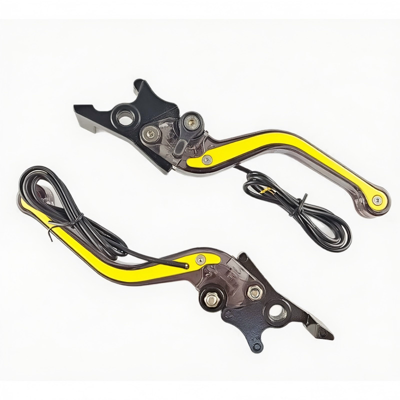 Motorcycle and Electric Vehicle Accessories Modified Led Lights, Horn, Front and Rear Disc Brakes, 6-Speed Handle, Brake and Clutch Handle, Cross-Border
