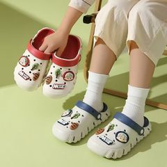 Mingya 子供用下駄夏の新しいベビー包頭新しいソフトソール滑り止めツーウェアバックポケットツーユースビーチシューズ