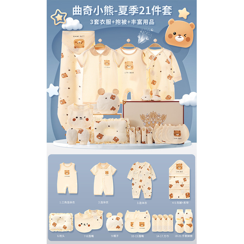 쿠키팬더 21피스 여름스타일 [선물박스] D11