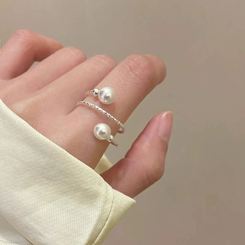 Кольцо 925 серебро, ретро-дизайн, легкая роскошь указательный палец, высококачественная отделка