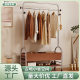 Removable Floor-Standing Antique Coat Rack Cloth Bag Hanger Convenient Household Bedroom Wholesale Supply Large Capacity Hanger