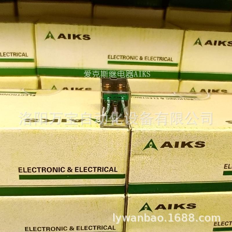 原装AIKS爱克斯焊脚继电器JZX-18F 6V12V24V36V 8脚针式焊脚尖脚