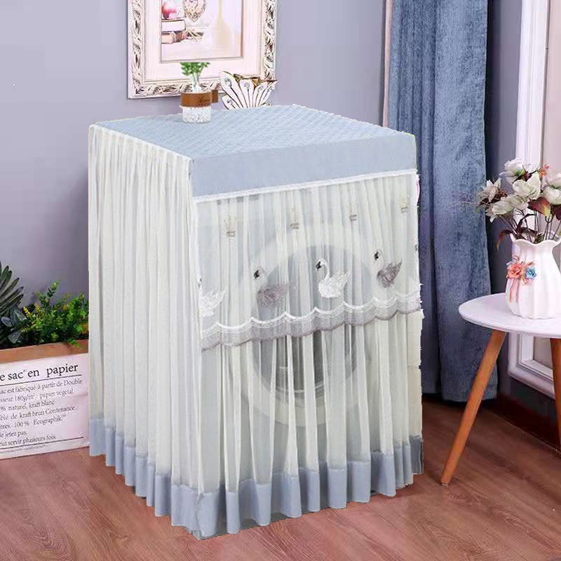 天鹅灰色洗衣机罩修好