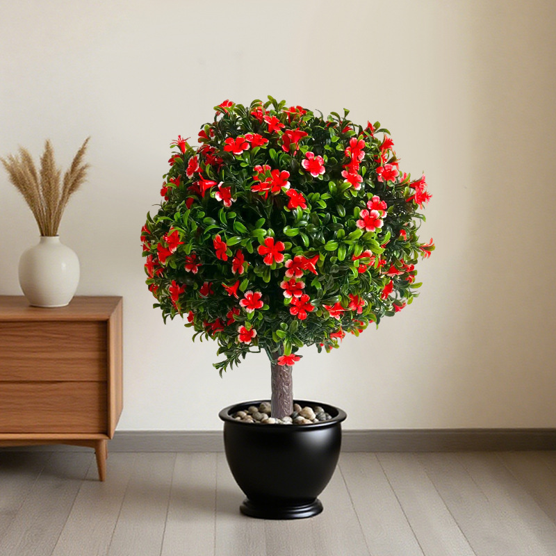 仿真丁香花地插款假花套装植物盆栽盆景家居装饰客厅摆设塑料摆件|undefined