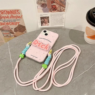 Universal Phone Back Clip Lanyard for Crossbody Strap Personalized Trendy Phone Case Clip Accessory