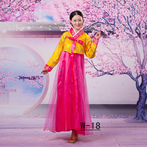 New and improved Korean traditional women's palace wedding daily performance Hanbok Korean national costume dance stage costume