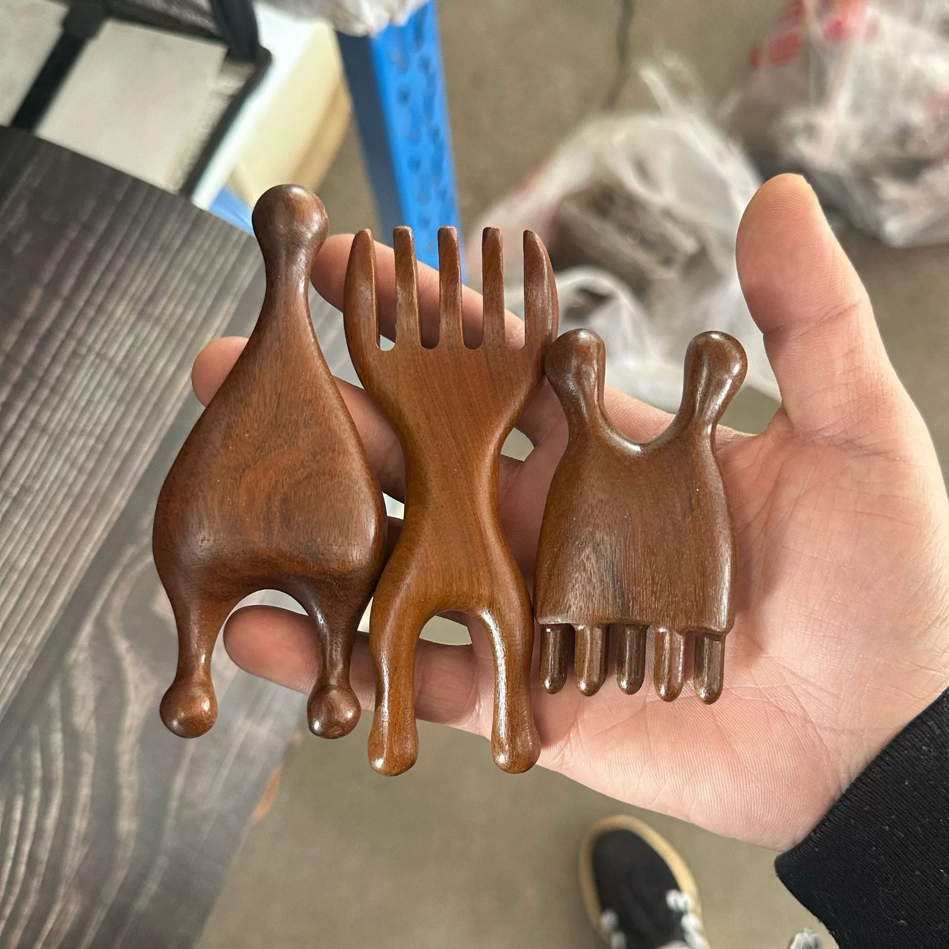 Массажер из сандалового дерева для кожи головы, новая коллекция