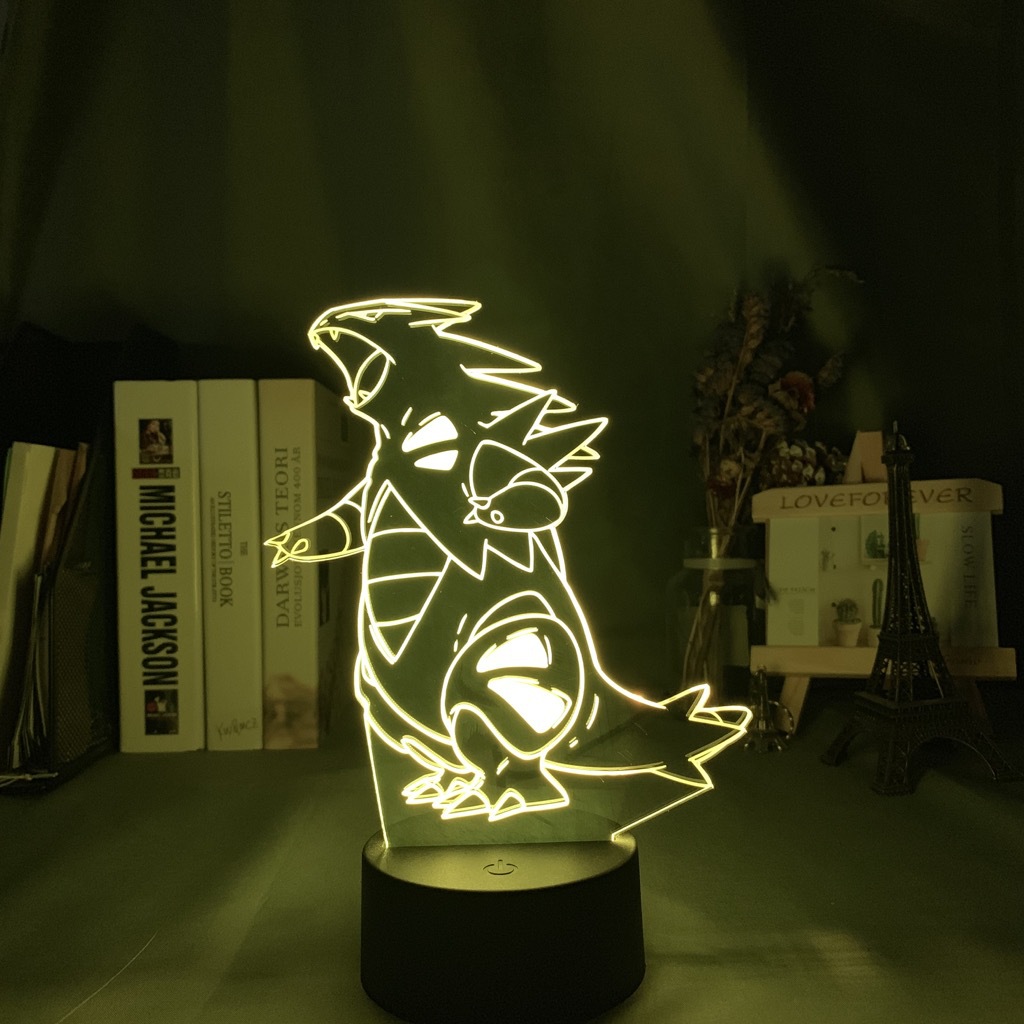 Baokemeng Pikachu 3D luz de la noche LED producto creativo mascota elfo regalo lámpara Mesa mágica bebé