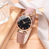 Fashionable trend starry sky, watch for leisure, bracelet, set, Korean style, simple and elegant design