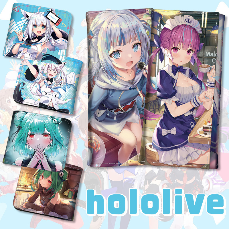 hololive Wallet Virtual Anchor Wallet Gula White Blowing Snow on Akuya VTober Animation Surrounding
