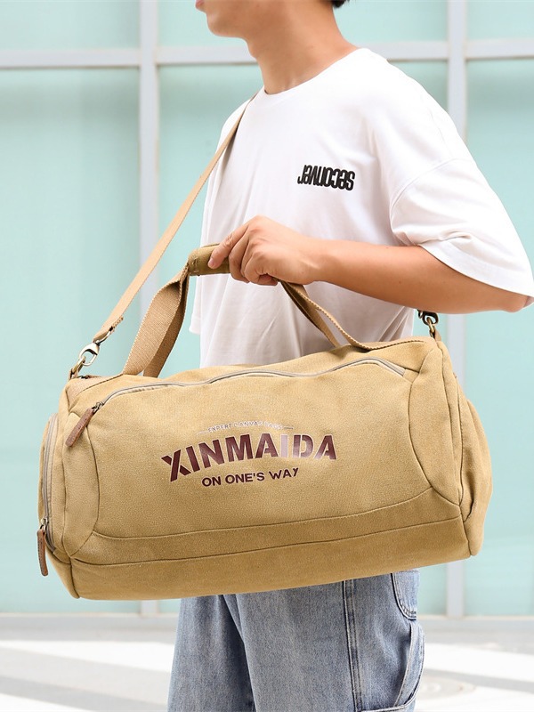 Bolsa de fitness, bolsa deportiva de separación húmeda y seca, bolsa de mensajero de entrenamiento de una sola pieza para hombre, bolsa de viaje de equipaje de mano para mujer, estilo europeo y americano
