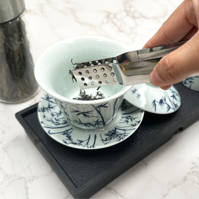 Acero inoxidable 430 bolsas de té clip de filtración de extrusión clip de azúcar cuadrado clip de hielo pequeño clip de alimentos