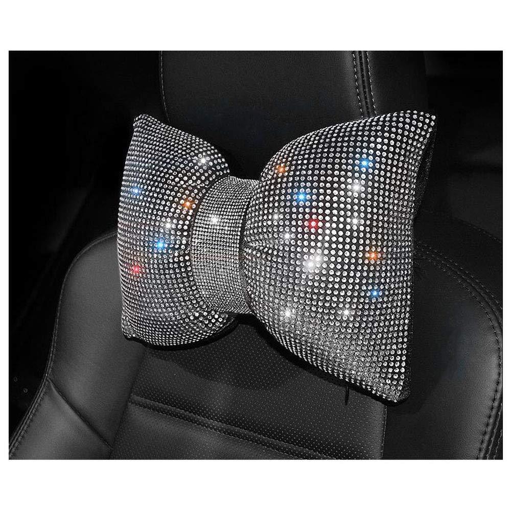 Diamante arco almohada coche caliente rhinestone completo diamante rhinestone flash diamante arco cintura almohada