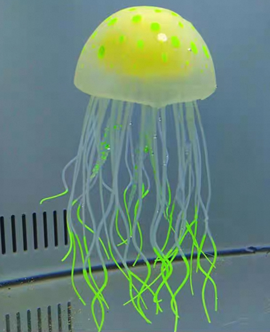 Medusa de luna de mar simulación de medusa de silicona protección ambiental seguridad acuario de peces decoración paisajística fábrica de Dongguan venta al por mayor directa