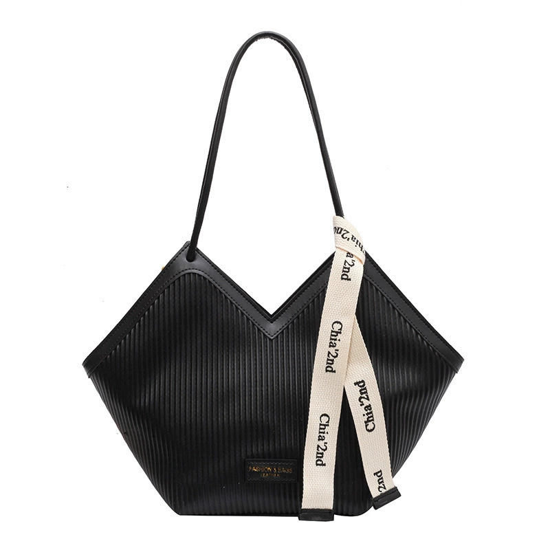 Capacious One-Shoulder Tote Bag, Korean Style, Custom Made, Large Capacity
