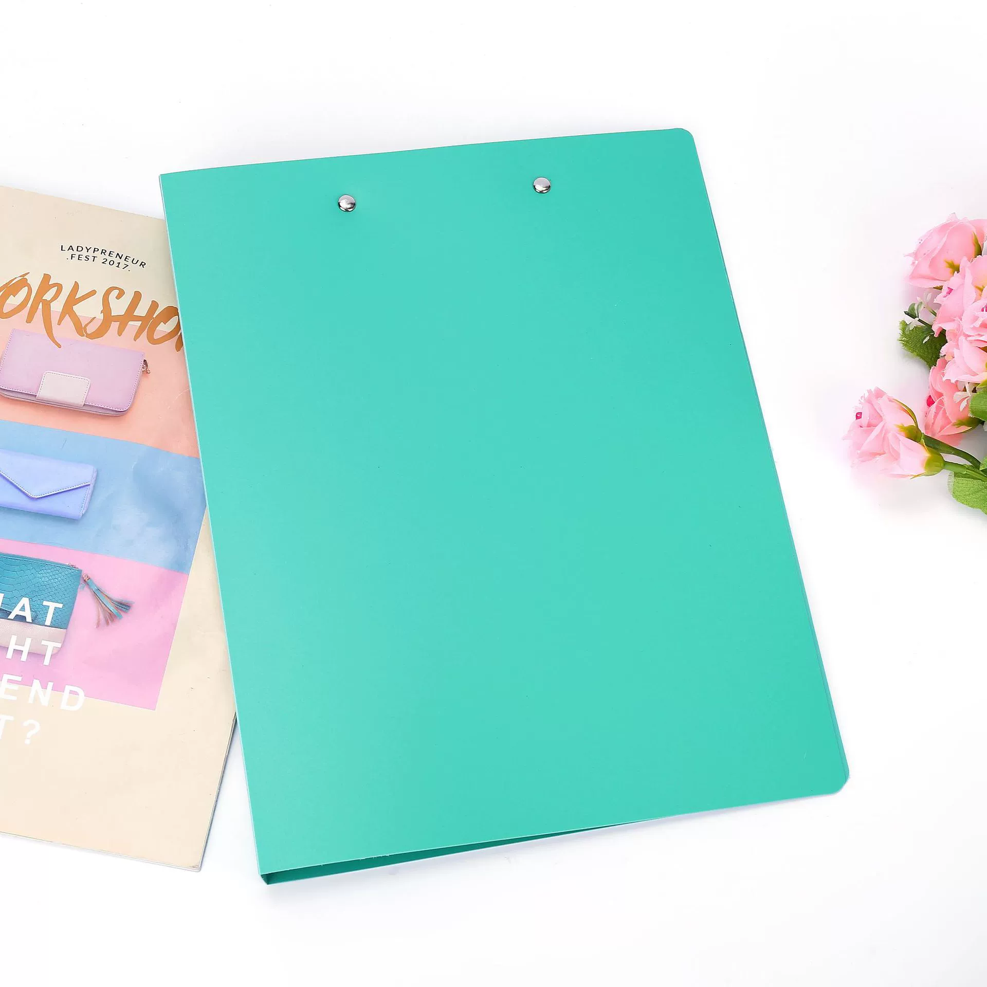 Thick folder plastic plastic folder double folder single folder test papers resume folder menu clip wholesale