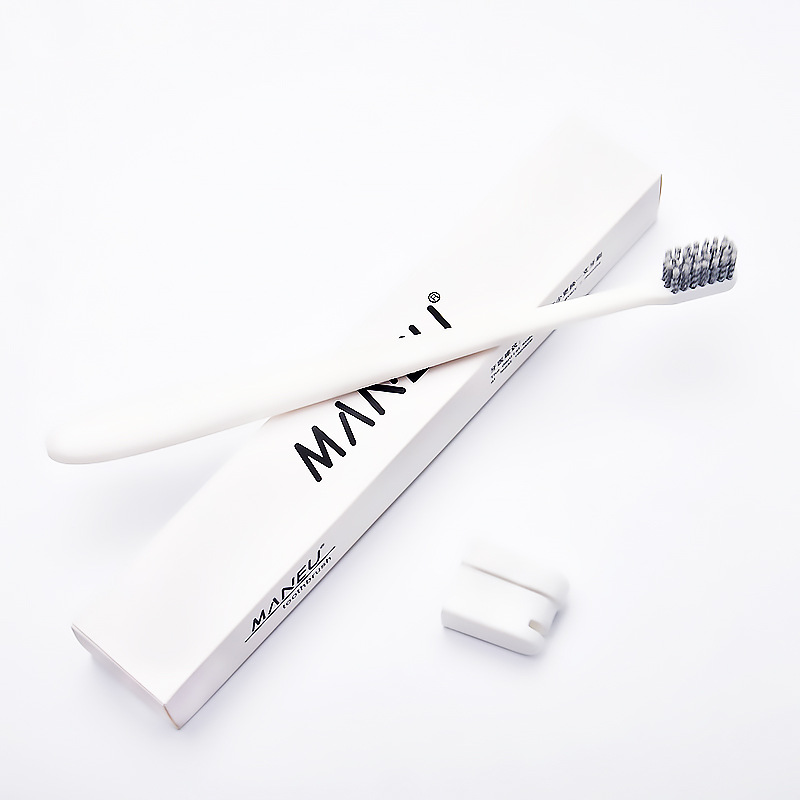 Small Toothbrush Soft Hair High-end Toothbrush Japanese Style High-end Couple's Toothbrush with Protective Cover Independent Packaging