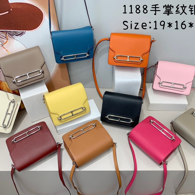 原厂手工头层小荔枝纹猪鼻子包斜挎包豆腐包空姐包单肩斜挎小方包