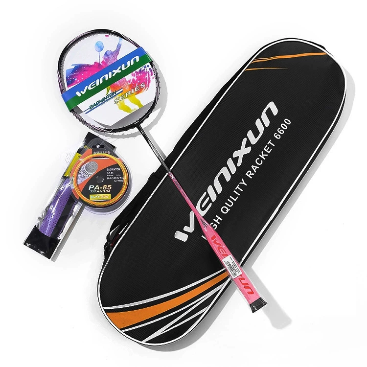 Racket for badminton for adults carbon fiber