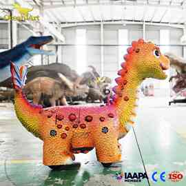 新恐龙电动车儿童广场骑行车儿童电动户外游乐车景区商场游乐设备
