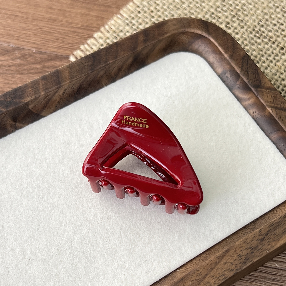 3.6cm 삼각 와인 레드