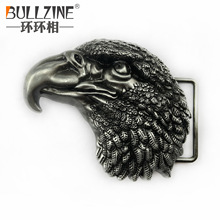 BULLZINE 锌合金老鹰皮带扣FP-03327复古休闲西部牛仔腰带扣