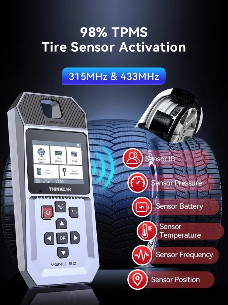 Star Card Venu 90 Tire Pressure Matching Device Tpms Car Tire Pressure Diagnostic Tool Sensor Activation Programming Learning