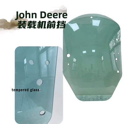 John Deere Yükləyici Ön Şüşəsi, Tikinti Maşını Ön Şüşəsi, Temperli Şüşə Ön Şüşə