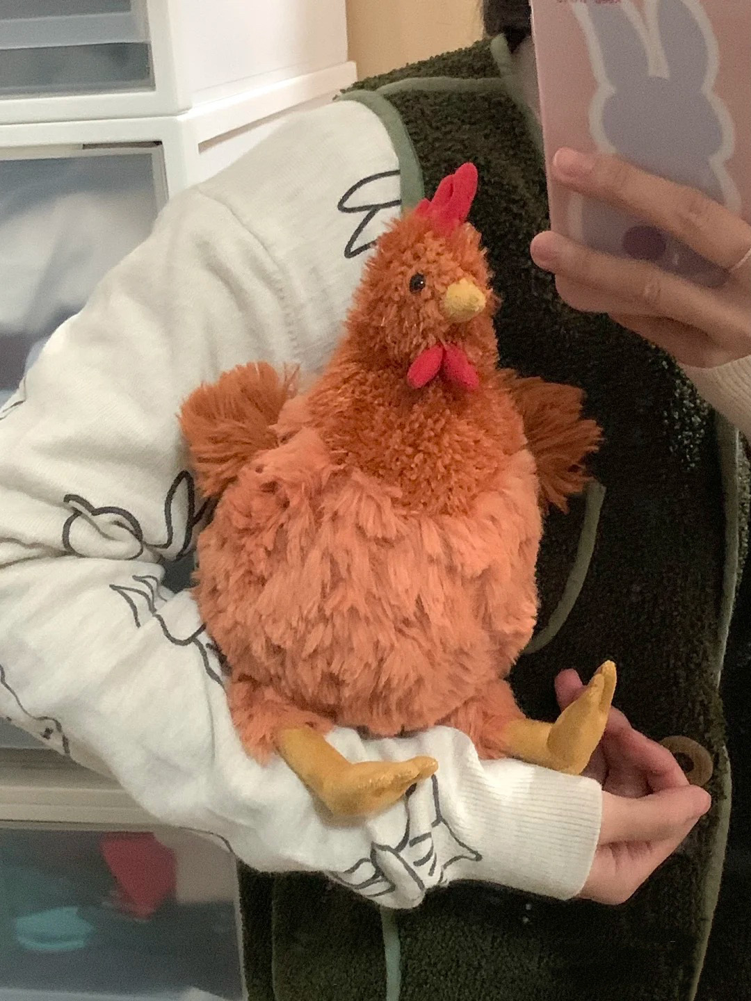 Cecile Plush Hen Toy