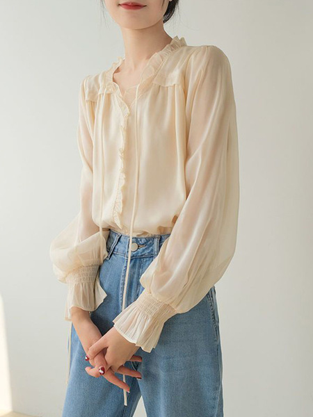 Apricot long-sleeve