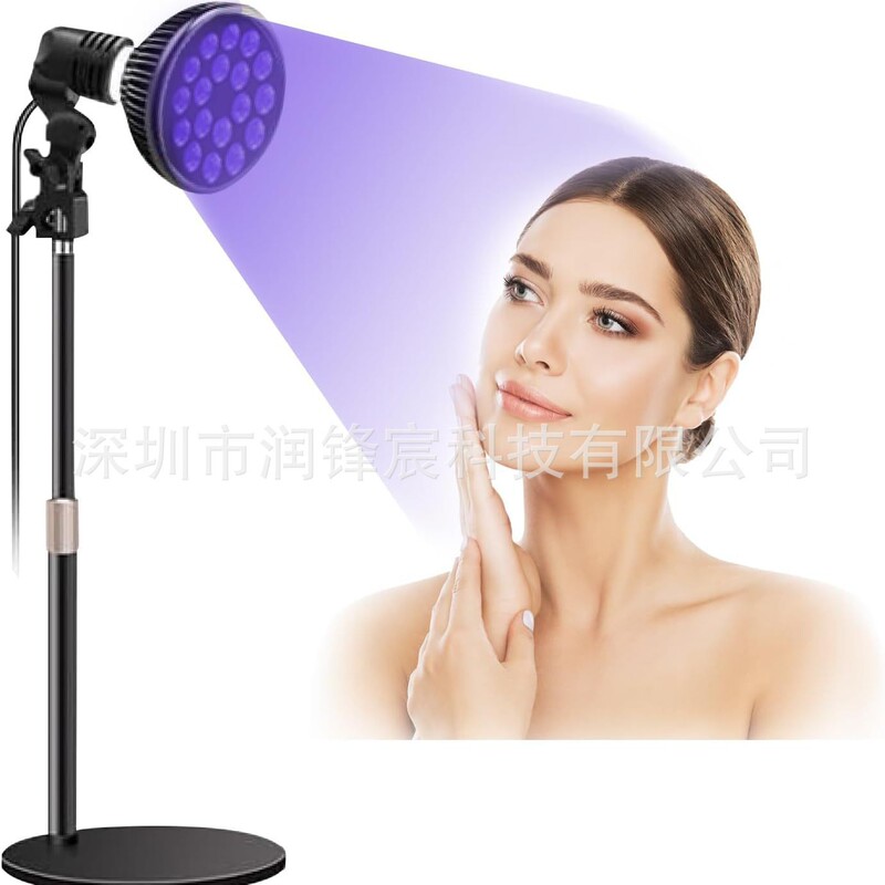 Par Lamp 54W Purple Light Desktop Retractable Floor Stand 54W Tanning Lamp Blue Light E27 Red Light Clip Therapy Lamp