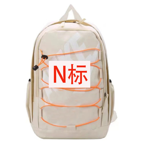 Trendy Brand Letter Backpack High Edition College Student Schoolbag Colorful Large Capacity Sports Backpack Outdoor Travel Bag