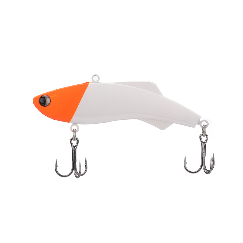 Señuelo de dios de silicona transfronterizo VIB, capa de natación completa, vib de silicona, vibración de fuerte ruido, búsqueda de lubina, cebo falso de pozo negro