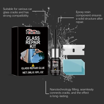 Crack Scratch Clear – Auto glass repair liquid